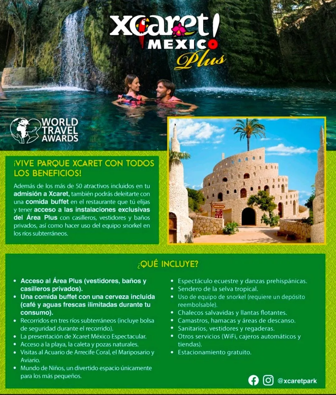 Xcaret México Plus